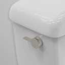 RAVINE Premium Modern Luxury Universal Toilet Handle Replacement, Majestic Collection. Toilet Lever Replacement, Easy Install (Nickel, Side Mount)