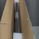 Clear Freestanding Dog Gate for Indoor Use,Pet Gates for Doorways no Drilling,Acrylic Foldable Dog Gate for Stairs with Support Feet (3Panel - 60''W x 23''H)