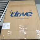 Drive Medical Two-Button Folding Walker with Wheels, Height Adjustable