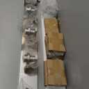 6-Light Bathroom Vanity Light, Brushed Nickel Vanity Lights for Bathroom, Bathroom Lights Fixtures Over Mirror, Large Vanity Light Over Mirror Modern Wall Sconce with Clear Glass Shade