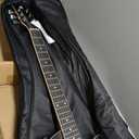 Donner DSC-128 Electric Guitar, 39" Solid Body Beginner Full Size Kit with Bag, Strap & Cable, Black