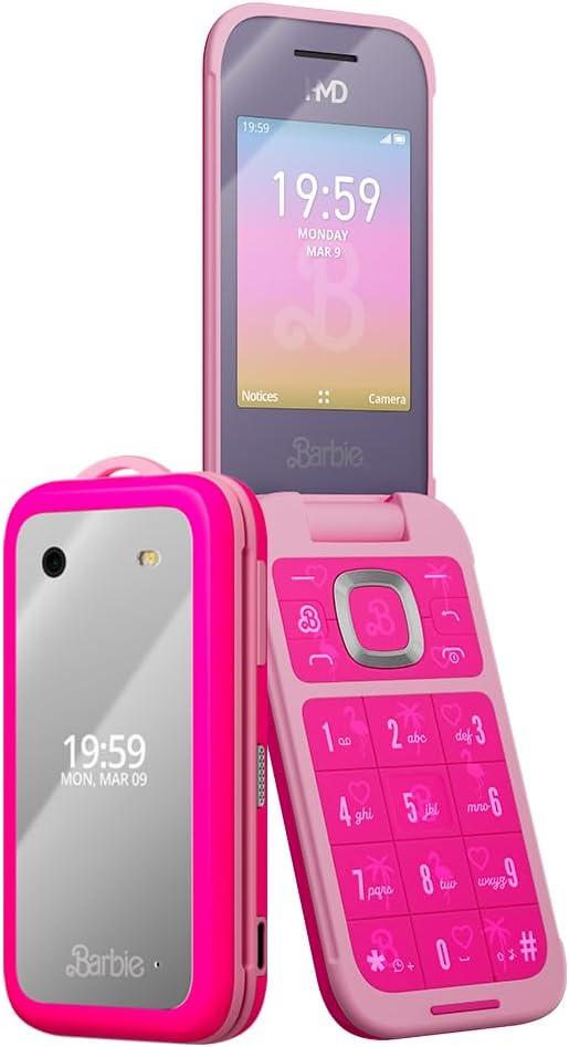 HMD Barbie | Flip | Unlocked | KaiOS | Power Pink | US Version