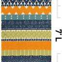 Rugshop Marbella Contemporary Boho Non-Shedding Patio Deck Backyard Indoor/Outdoor Runner Rug 2' x 7' Multi
