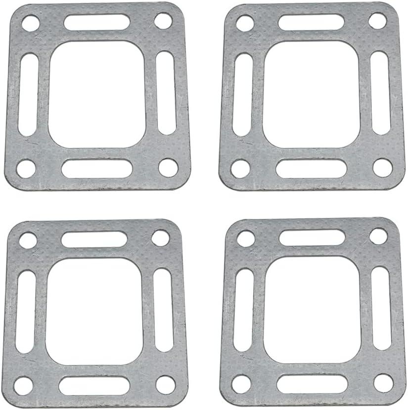 Exhaust Elbow Gasket Compatible with Mercruiser Stern Drive Replace 18-2849-1 27-863726 27-818832 27-860232, 4 Pcs