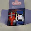 Tub Works Emergency Cars Light Up Bath Toys, 6 Pack | Water-Activated Light Up Toys Flash & Change Color | Soft, Squeezable Baby & Toddler Bath Toys | Sensory Toys with Bath Lights for Kids Bath