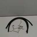 3 Pack Refill Tube and Clamp Replacement Toilet Repair Kit Flexible Overflow Replacement Hose 15" 5/8mm Black Fill Valve Refill Tube with Clip