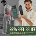 High Arch Support Inserts for Men & Women  Heavy Duty Insoles for Flat Feet, Orthotics for Plantar Fasciitis, Work Boots, Standing All Day & Heel Pain Relief S - Men 8.5/Women 9.5