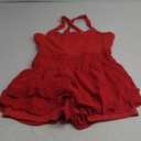  Women's Romper Dress with Built in Shorts Summer Smocked Mini Sundress, Size XL