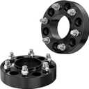 Customadeonly 38mm (1.5 Inch) 6x135 Hubcentric Black Wheel Spacers (with Lip) Compatible for Ford F-150 Expedition 2004-2014, Mark LT 2006-2008, Navigator 2003-2014 (2pcs 87.1mm M14x2.0)