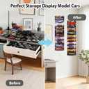 10 Pack Wall Display Case Compatible with Hot Wheels Premium Cards Cars