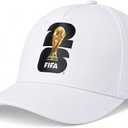 World Cup Official Baseball Cap, Cotton Breathable Unisex Soccer Hat for Outdoor Sports and Daily Wear