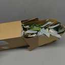 Piklado Faux Arch Flower Swag Set of 2 for Wedding Welcome Signs Floral Swag Wedding Reception Ceremony Signs Decor (White)