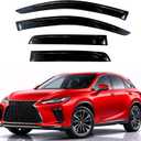 KPY Rain Guards Fit for 2023-2026 Lexus RX350 RX350h RX500h, Out-Channel Window Visors Vent Wind Deflectors 4PC, Car Accessories for 23-26 Lexus RX Series