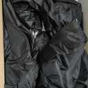 LXKCKJ 15 Ft Round Pool Cover, Solar Covers for Above Ground Pools, Summer Pool Cover Protector with Cover Accessories, PE Tarp Ideal for Waterproof and Dustproof (Black)