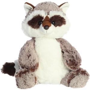 Aurora Snuggly Sweet & Softer Rocky Raccoon Stuffed Animal - Comforting Companion - Imaginative Play - Gray 11.5 Inches