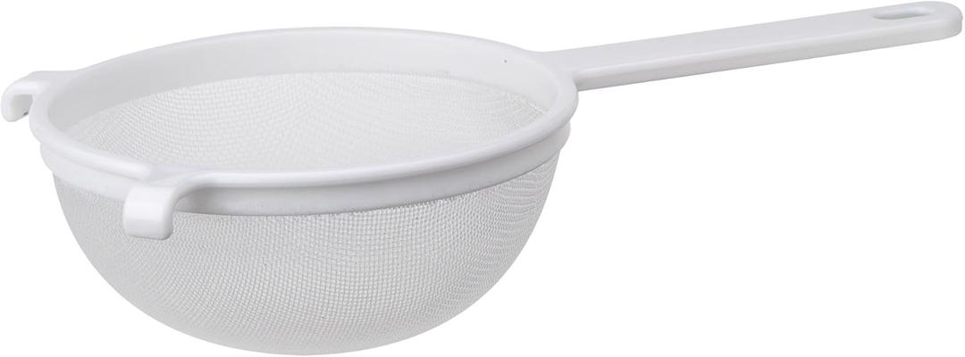 HIC Kitchen Double-Ear Fine Mesh Strainer, BPA-Free, 7-Inch, For Sifting Baking Ingredients, Straining, And Draining Soups, Stocks, And Sauces