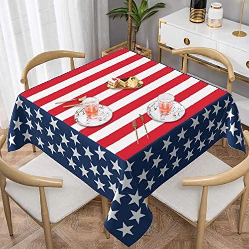aportt 4th of July Square Tablecloth 52×52 Inch Patriotic Table Cloth Red White and Blue Small Square Tablecloths Indoor Outdoor Washable Wrinkle Free Stain Resistant Waterproof Fabric Table Cover aportt 4th of July Square Tablecloth 52×52 Inch Patriotic Table Cloth Red White and Blue Small Square Tablecloths Indoor Outdoor Washable Wrinkle Free Stain Resistant Waterproof Fabric Table Cover