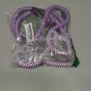 Fida Durable Slip Lead, 6 FT x 1/2" Heavy Duty Rope Leash for Large, Medium Dogs, No Pull Pet Training Leash with Highly Reflective, Purple