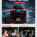 3 Channel Dash Cam, 4K Dash Cam Front and Rear, Dash Camera for Cars STARVIS 2 Sensor Car Dash Cam with HDR Night Vision, 24H Parking Mode Dashcam Built-in 5.8GHz WiFi GPS Loop Recording
