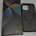 TORRAS Magnetic for iPhone 15 Pro Max Case Compatible with MagSafe, MIL-STD-810G Military Grade, Slim Translucent Phone Case iPhone 15 Pro Max Shockproof Anti-Scratch 6.7", Matte Black