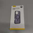 Lamicall Magnetic Case for iPhone 16 Pro Max, for Magsafe - [Anti-Slip Edge] Military Grade Shockproof Protection Translucent Hard Slim Magnet Protective Cover for iPhone 16 Pro Max 6.9 inches (Black)