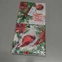 40Pcs Christmas Napkins, Cardinal Christmas Party Supplies Disposable Paper Napkins Red Cardinals Birds Napkins for Xmas Winter Holiday Party Decorations