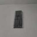 Zonon 200 Pieces PVC Heat Shrink Capsules Hot Sauce Bottles 28 x 50mm Liquor Woozy Bottles Capsules Shrink Caps,5oz 10oz(Black)