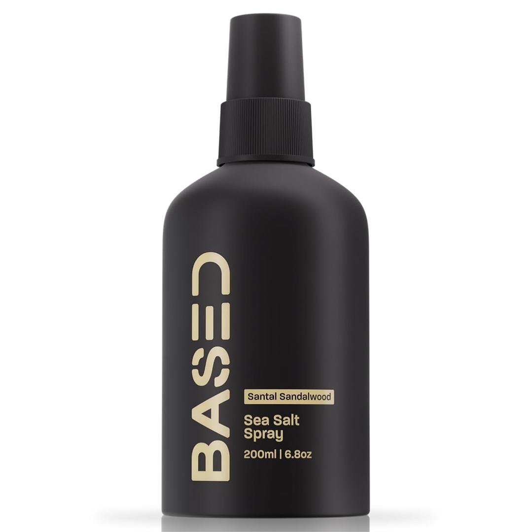 Sea Salt Spray, Natural Finish Sea Salt Spray for Hair, Volumizes & Texturizes, Infused with Kelp & Vitamin B5, Light & Non-Greasy, Paraben, Sulfate, Phthalate Free, 6.8 oz (Pack of 1)
