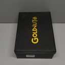 Goldnut Winter Mini Boots for Women: Faux Fur Lining Ankle Snow Booties With Fluffy Trim and Buckle Decor Warm Slip On Comfort Shoes 5.5