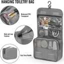 Veken 8 Set Packing Cubes for Travel Essentials, Suitcase Organizer Bags in 4 Sizes, Carry-On Luggage Accessories with Large Laundry & Hanging Toiletry Bag, Must-Have for Airplane, Road Trip & Camping (Dove Gray)