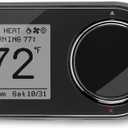 Lux Products GEO-BL Wi-Fi Thermostat, Black