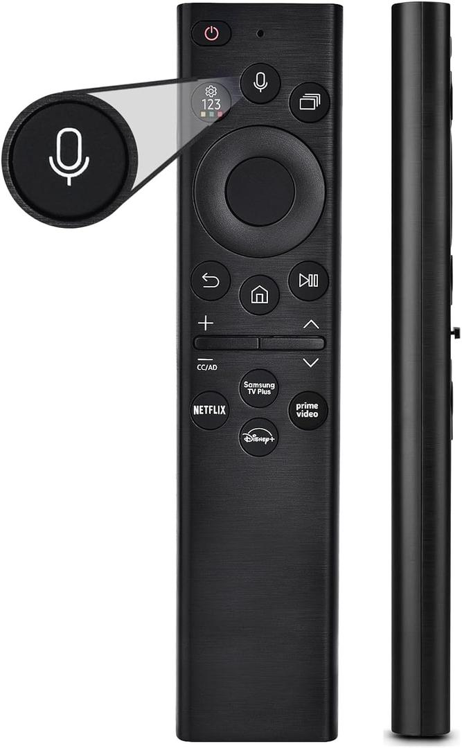 for Samsung Smart TV Voice Remote, for All 2019 to 2025 Samsung Remote, Replacement Control for The Frame/Crystal UHD/QLED/NEO QLED/Curved 4K 8K TVs
