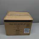 Alpha Living 6 Pack - Disposable Chafing Dish Buffet Set, Half Size Pans, Welded Body Food Warmers for Parties, Fuel Cans Complete Set, Warming Trays (Complete Kit (with Racks))