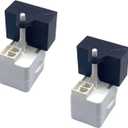 2 Packs W10613606 Refrigerator Compressor Start Relay and Capacitor Compatible with Kenmore Whirlpool Amana JennAir Refrigerators Replaces W10416065 PS8746522 67003186