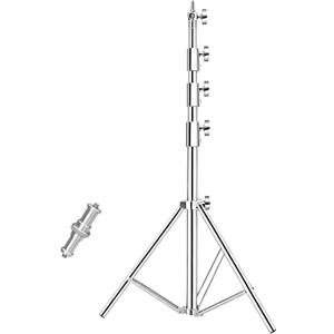 4M(13Ft) Stainless Steel Antenna Tripod Stand, Air Cushioned
