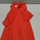 BelleLovin Sheer Cardigans for Women Half Sleeve Open Front Mesh Kimono Coverups (X-Large, Red)