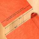 GONGZITEM Washable Kraft Paper Roll 16.9" x 58.5"  Sewable Kraft Paper Fabric for DIY Bag Making, Tote & Lunch Bags  Leather-Like Craft Material (GZ04)