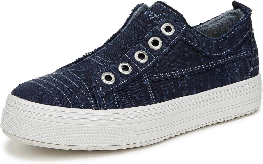 Blowfish Malibu Womens Super Play (9, Indigo Blue Washed Linen)