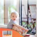 FEGO Magnetic Screen Door Fit Door Size:38"x82", Screen Itself Size 40"x83", Enjoy Breeze, Hands Free Entry, Reinforced Fiberglass Mesh Anti-Tearing, Pet & Kid Friendly, Strong Magnets for Patio/Front