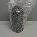 Makeup Brush Holder with Lid 360 Rotating Clear Dustproof Make Up Organizers for Vanity Bathroom Countertop, Green Beige