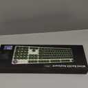 QUASIO Large Print Backlit Keyboard with 7-Color Backlit, Wired USB Lighted Computer Keyboards Oversize Letters Keys Easy to See, Illuminated Keyboard for PC, Laptop,Windows Desktop