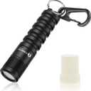 LUMINTOP EDC01 Keychain Flashlight 120 lumens Pocket EDC Flashlights 36 Hours IPX8 Waterproof (Black)