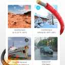 NAOEVO 8 Gauge Marine Wire, 8 AWG Tinned Copper PVC Marine Grade Wire, IP68 Waterproof/Corrosion-Resistant Electrical Cable for Boat, RV, Automotive, Solar, Trolling Motor (15 ft Black + 15 ft Red)