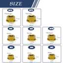 RISON Titanium Flange Nut M10x1.5mm Titanium Sprocket Nut Gold 6AL4V Nut for Motorcycle 5PCS