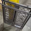 MYPET North States Paws Portable Pet Gate: 26-40" Wide. Pressure Mount. No Tools Needed. Made in USA, 23" Tall, Expandable, Durable Dog Gates for Doorways, Fieldstone Gray