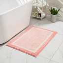 CozeCube Bath mats for Bathroom Non Slip, Fluffy Absorbent Microfiber Bath mat Washable, Aesthetic Bathroom Rugs, Small Blossom Pink Bath mat, Blossom Pink, 24" x 16"