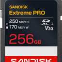 SANDISK 256GB Extreme PRO SD UHS-I Card - Up to 250MB/s Read Speed and 170MB/s Write Speed, 4K UHD, Full HD, U3, and V30 - SDSDXXJ-256G-GSCIN
