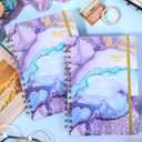 2024 Planner - Planner 2024, Jan 2024 - Dec 2024, 2024 Weekly Monthly Planner with Tabs, 8.4" x 6.3", Hardcover, Back Pocket, Elastic Closure