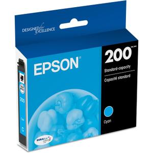 EPSON 200 DURABrite Ultra Ink Standard Capacity Cyan Cartridge (T200220-S) Works with WorkForce WF-2520, 2530, 2540, Expression XP-200, 300, 310, 400, 410