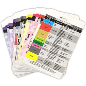 30 Vertical Nursing Badge Reference Cards - Lab Values, EKG, Vitals, and More! (Bonus Cheat Sheets) Excellent Gift for Nurses, Nursing Students, and Other Med. Workers!